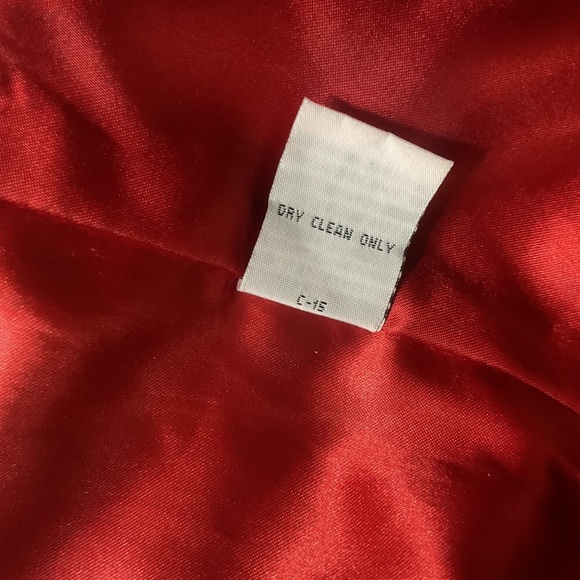 Tulle Anthropologie Small Black Jacket Womens Chic Demure Fitted Blazer Fall Red - Picture 7 of 16